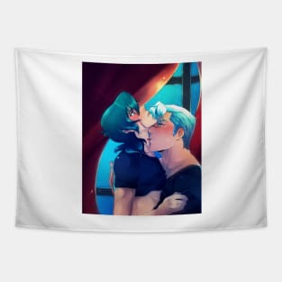 Neck Kiss Tapestry