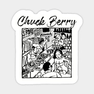 chuck b ll vinyl store Magnet