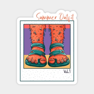 Summer Outfit Magnet