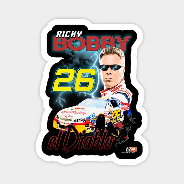 Ricky Bobby El Diablo Magnet by chairgatin