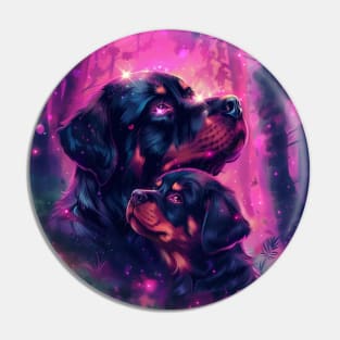 Rottie Love Pin