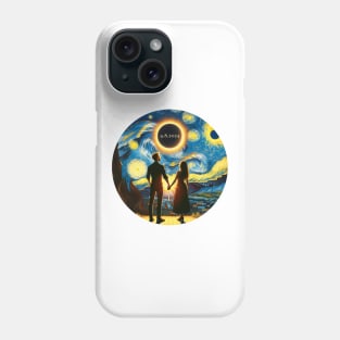 Eclipse 2024 Shirt Van Gogh Eclipse Tshirt Total Solar Eclipse Shirt April 8 2024 Tee Eclipse 2024 Matching Couple Eclipse Phone Case