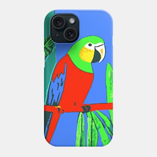 Abstract Colorful Parrot Phone Case