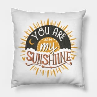 You Are My Sunshine" - A Heartwarming Valentine's Design Pillow