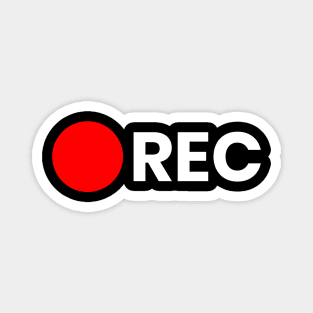 Camera Recording Symbol Minimal Design Magnet