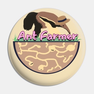 Cute Anteater Design - Annie the Ant Farmer Pin