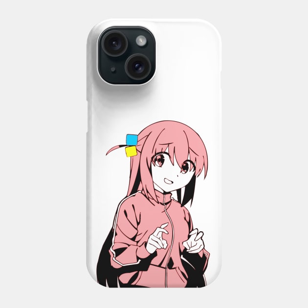 Bocchi the Rock Phone Case by OtakuPapercraft