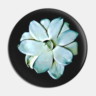 Jasminum Sambac Jasmine National Flower Indonesia Artistic Pattern Pin