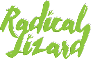 Radical Lizard Logo Magnet