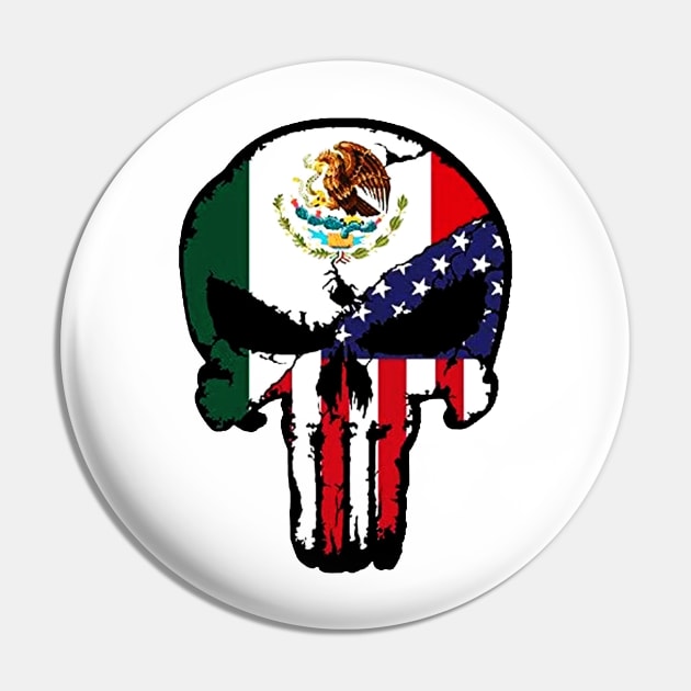 Mexican American pride Pin by RendyPratama