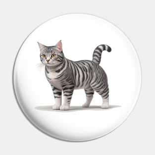 American Shorthair cat Pin