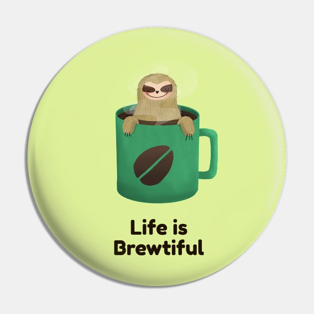 Life is Brewtiful Pin by coffee/culture