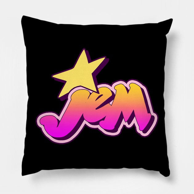 Jem is My Name Pillow by Ellador