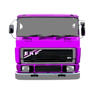 ERF E6 1980s classic heavy lorry purple T-Shirt