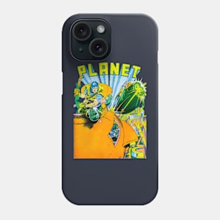 Planet Battle with Aliens Phone Case