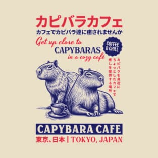 Capybara Cafe Tokyo Japan T-Shirt