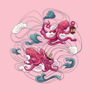 Octopus Rosé T-Shirt