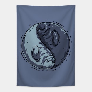 Manatee Yin and Yang Tapestry