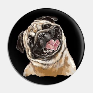 Pug Life Legends Stylish Doggy Tee, Canine Couture Triumphs Pin