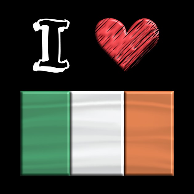 I love Flag from Ireland by JG0815Designs