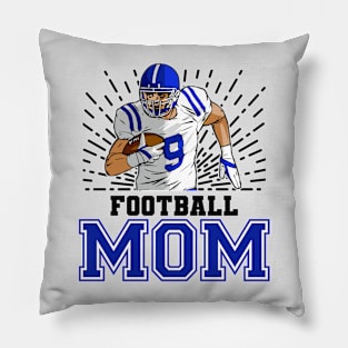 Football Mom // Retro Football Player Pillow