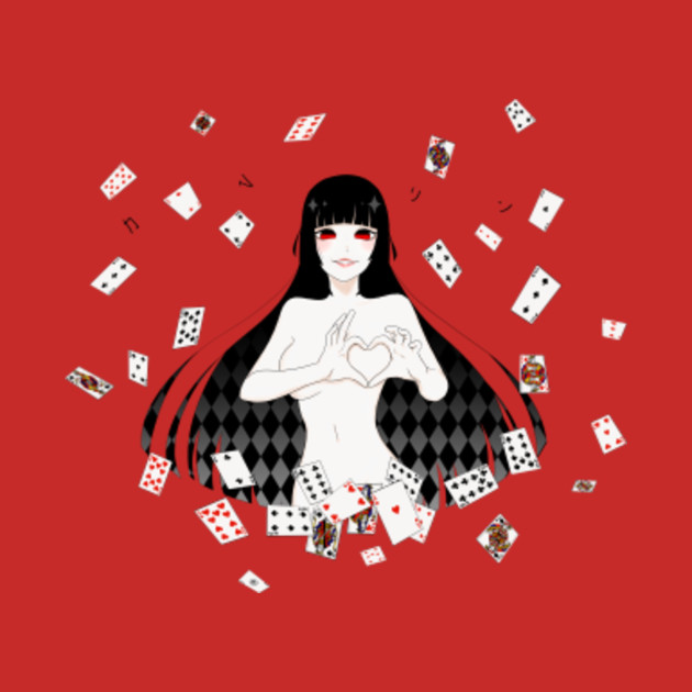 kakegurui anime t shirt teepublic