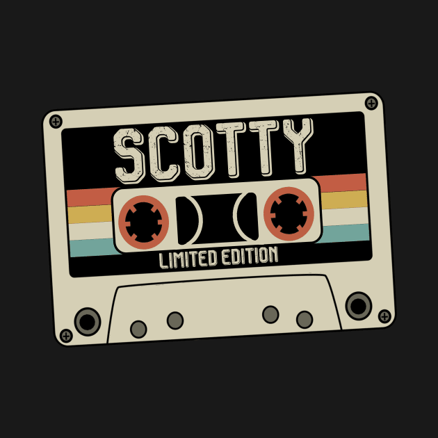 Scotty - Limited Edition - Vintage Style by Debbie Art