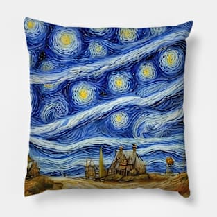 Starry Night Style Pillow