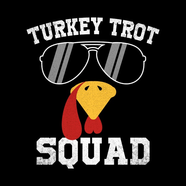 Turkey Trot Squad Thanksgiving Running Fall Turkey by antrazdixonlda