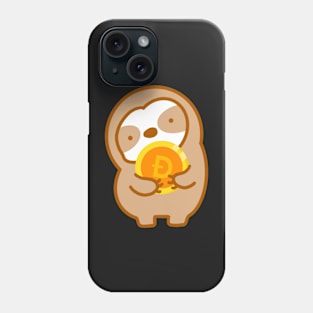 Cute DOGE Cryptocurrency Sloth Phone Case