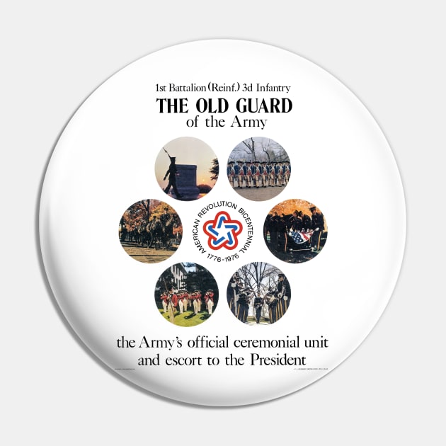 Old Guard Bicentennial Poster Pin by toghistory