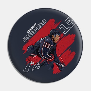 Johnny Gaudreau Columbus Stripes Pin