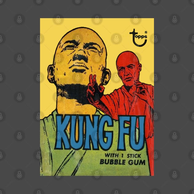 Kung Fu Television Show Bubble Gum Wax Pack (1 Stick) by offsetvinylfilm