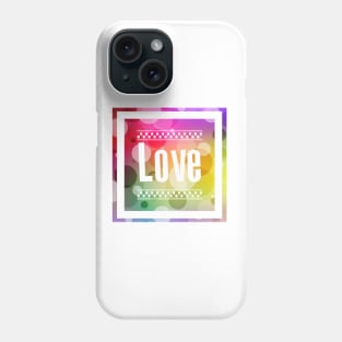 Love Bubbles Letters Phone Case