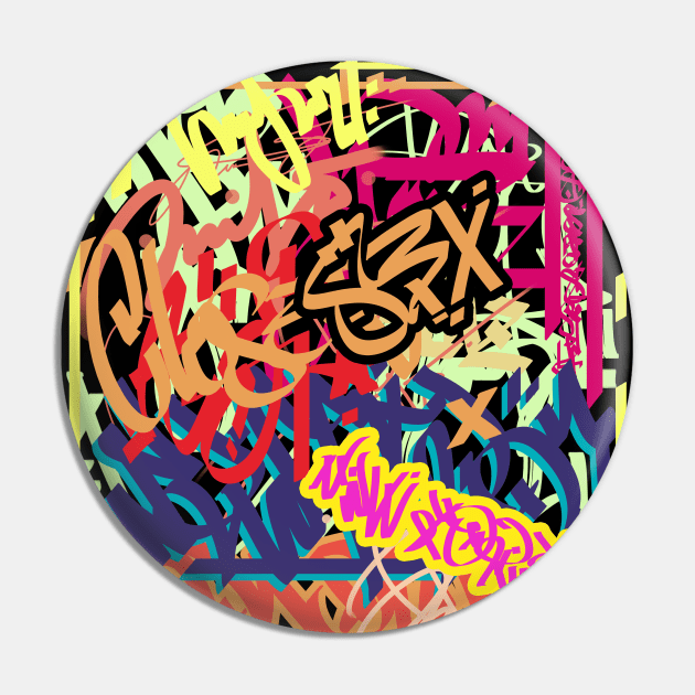 Abstract graffiti Pin by DenielHast