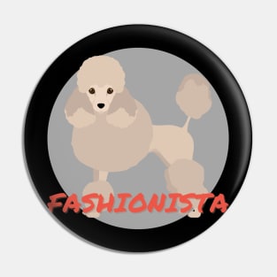 Fashion Show Poodle Pin