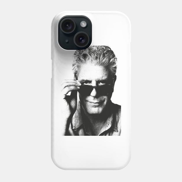 bourdain Cool Phone Case by SOEX