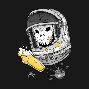 don't drink and drive. dead astronaut. T-Shirt