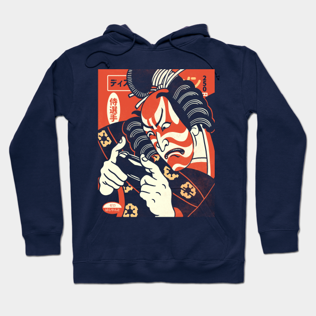 Gamer Kabuki Series Samurai Samurai Warrior Hoodie Teepublic