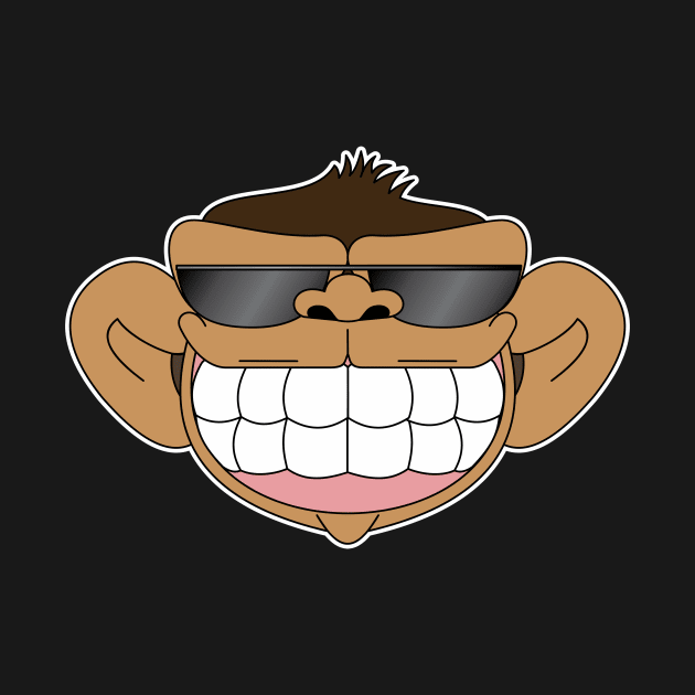 Monkey happy citizen sunglasses by Rafael Franklin