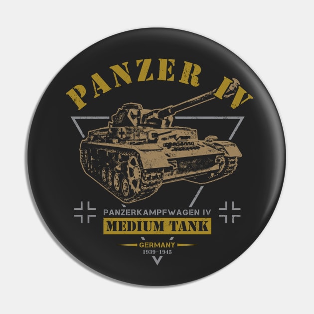 Panzer IV Pin by Military Style Designs