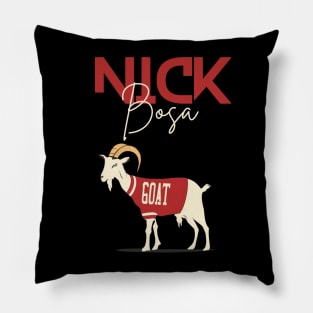 nick bosa the goat Pillow