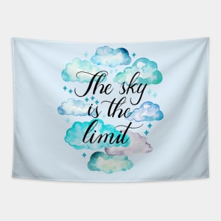 The Sky Is The Limit (Blue Version) Tapestry