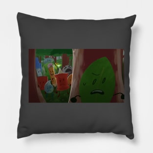 BFDI Leafy Chase Scene Pillow