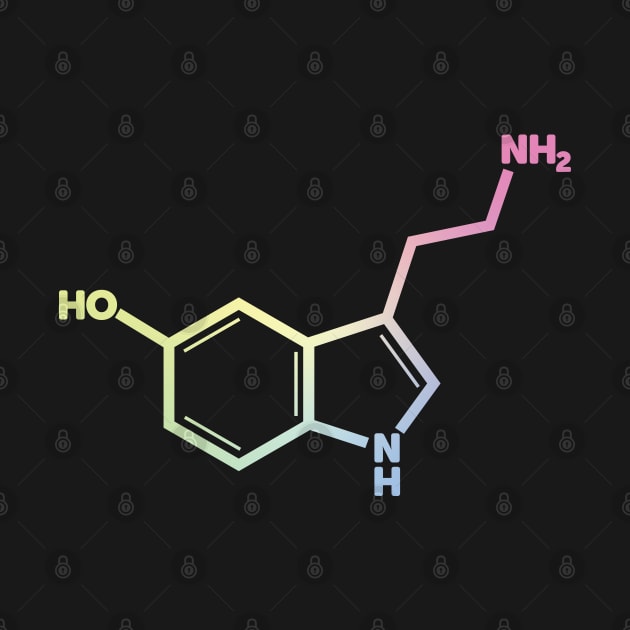 Serotonin - Colorful by ScienceCorner