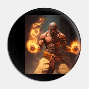 Dhalsim Street Fighter Original Artwork Pin