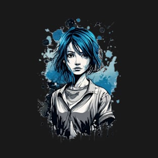 Beautyful painted anime girl T-Shirt