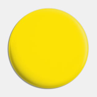 Bumblebee Yellow Plain Solid Color Pin