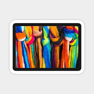 Rainbow scarfs Magnet