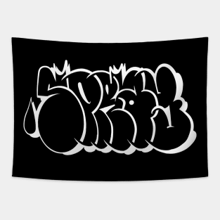 Graffiti Style "SPRAY" Bombing Letters Tapestry